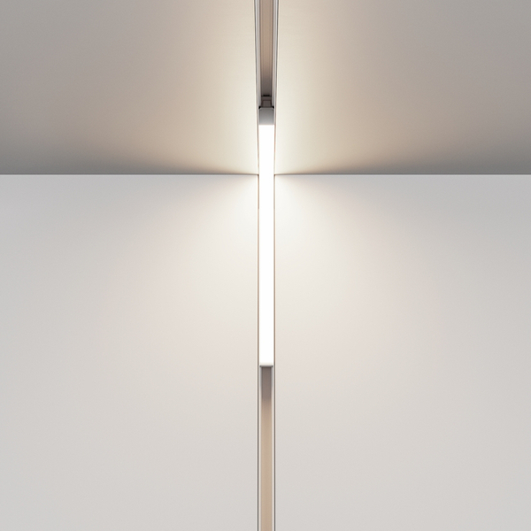 Lampa szynowa narożna do jadalni Basis TR102-24W4K-W LED 24W 4000K magnetyczna biała