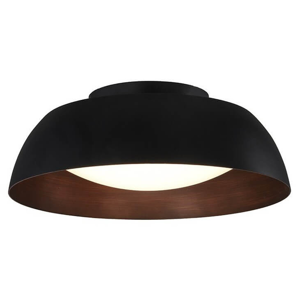 Plafon sufitowy Lenox AZ3146 Azzardo LED 32W 3000K kopuła czarna