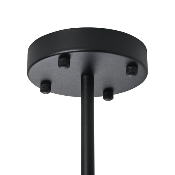 Metalowa lampa sufitowa Noe PLC0102-BK Yaskr do salonu tuby czarna