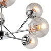 Lampa wisząca BEST 38-67289 szklana molekuły kule balls przezroczyste