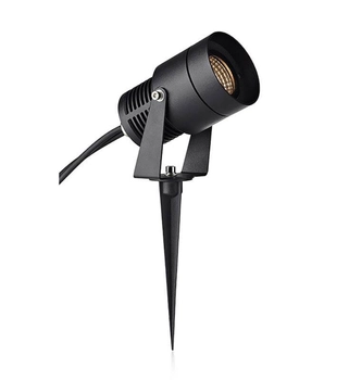 Ogrodowa lampa wbijana Garden kierunkowa LED 9W 3000K czarna