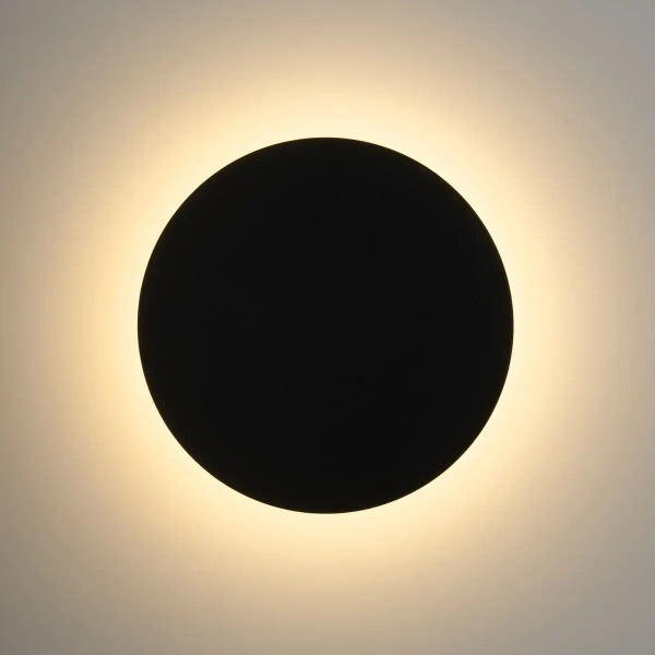 Kinkiet ścienny minimalistyczny NYX ST-8293W/15 czarny metalowy LED 7W 3000K 15cm do holu