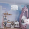 Dziecięca lampa wisząca CAT SL.1418 owalna 1xE27 abażurowa