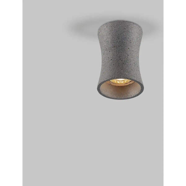 Betonowa lampa sufitowa BELVIRO LE45297 podłużna tuba czarna