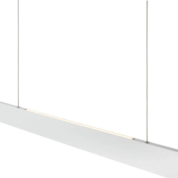 Biała lampa wisząca Raya minimalistyczna LED 36W 2700K do holu