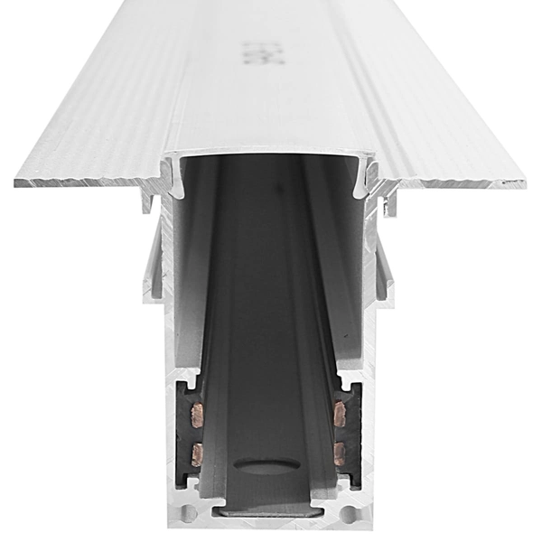 Szynoprzewód podtynkowy magnetyczny 826 Domeno LED metalowy biały