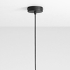 Lampa wisząca RIVA 1086G1 Aldex metalowy zwis do salonu biała kula