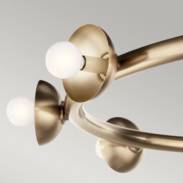 Żyrandol nad stół Palta KL-PALTA9-CPZ metalowy pierścień mosiądz