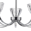 Wisząca lampa Vito VIT0550 Dar Lighting metalowa crystals chrom