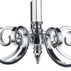Pałacowa lampa wisząca MURRAY MUR0550 świecznikowa chrom
