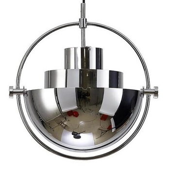 Lampa wisząca art deco Mobile ST-8881 CHROME Step do salonu pierścień chrom