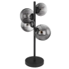 Biurkowa lampka Riha 56133-4T do gabinetu czarna grafitowa