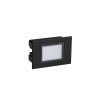 Wpuszczana lampa ścienna LAVERNO LE75324 LED 3W 3000K IP65 czarna