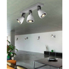Natynkowa lampa sufitowa Bremen AZ2371 Azzardo regulowana szara