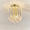 Krystałowa lampa sufitowa FARGO-BP Endon glamour crystal mosiądz