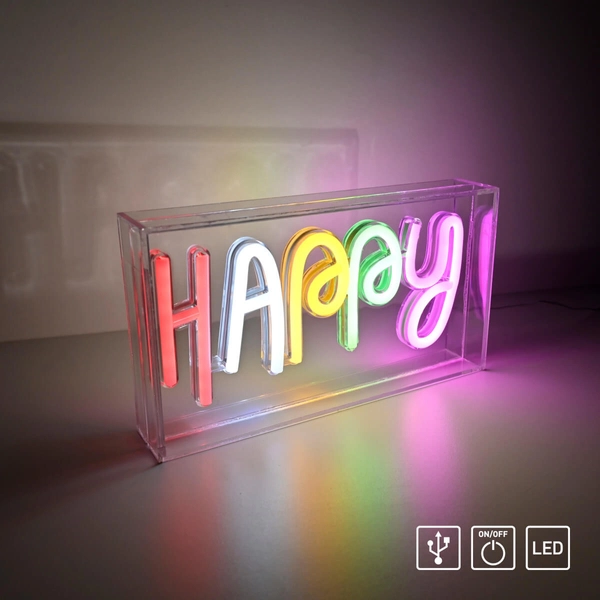 Nocna lampka NEON-HAPPY 85027-70 Just Light LED 6,5W do sypialni kolorowy