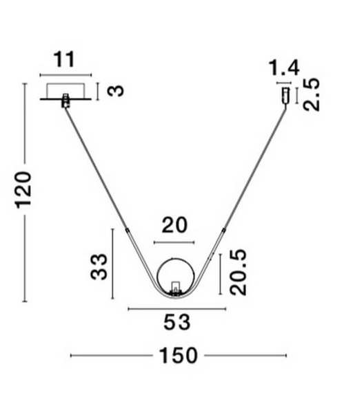 Nowoczesna lampa wisząca Soria do jadalni złota biała