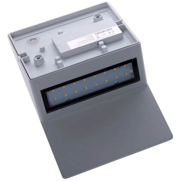 Zewnętrzna LAMPA ścienna CRACKS ML094 Milagro elewacyjna OPRAWA metalowa LED 10W 4000K outdoor IP44 biała