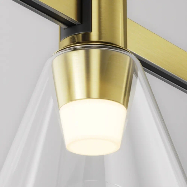Magnetyczna lampa Bianca Flarity TR147-1-3W2.7K-BS-DE LED 3W 2700K mosiądz