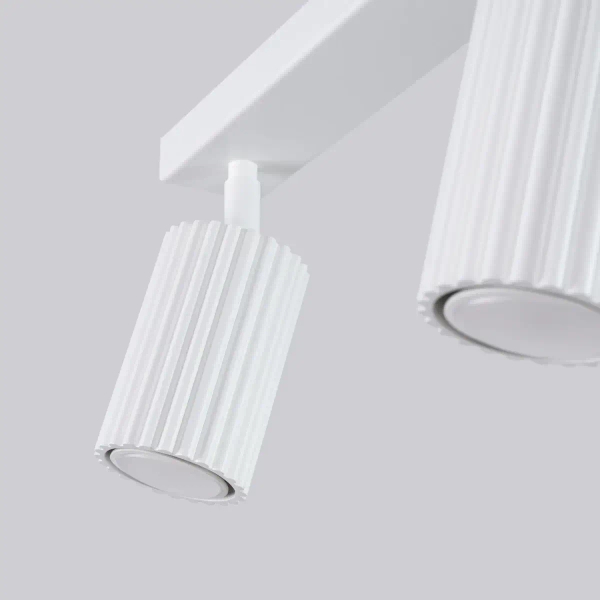 Podwójna lampa sufitowa KARBON SL.1542 regulowana tuba biała