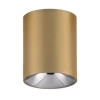 Metalowa lampa sufitowa LUMERCA LE45513 LED 10W 3000K tubka złota