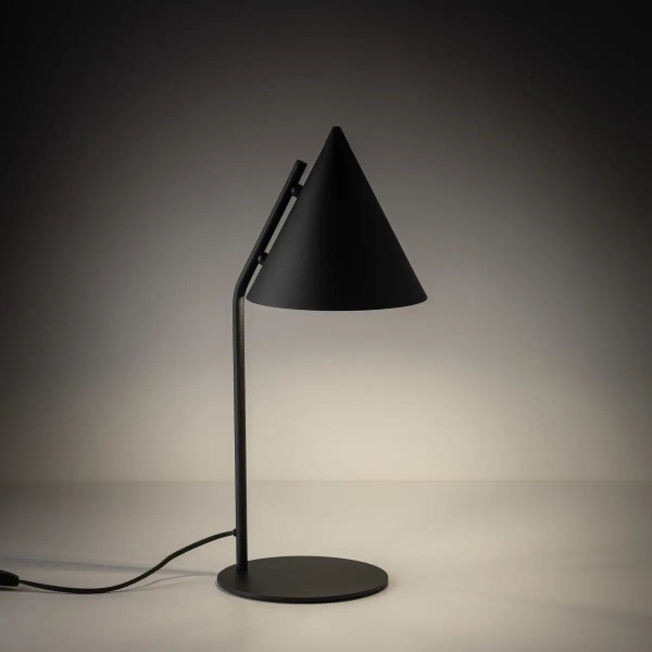 Stożkowa lampka biurkowa CONO 16009 do czytania czarny