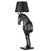 Lampa stojąca dekoracyjna HORSE MF-1237-350 czarna złota włókno szklane E27 koń do salonu