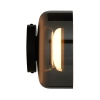 Kinkiet ścienny DONUT ST-5072W złoty dymiony metalowy szklany LED 6W na korytarz
