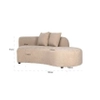 Dwuczęściowa sofa Grayson S5200-OTMR SAND Richmond Interiors rustykalna beżowa