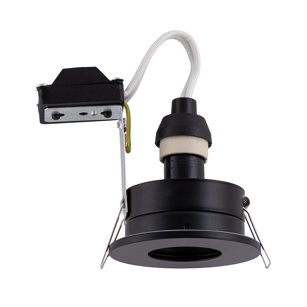 Oczko do zabudowy Golf 8376 czarna lampa wpuszczana schodowa