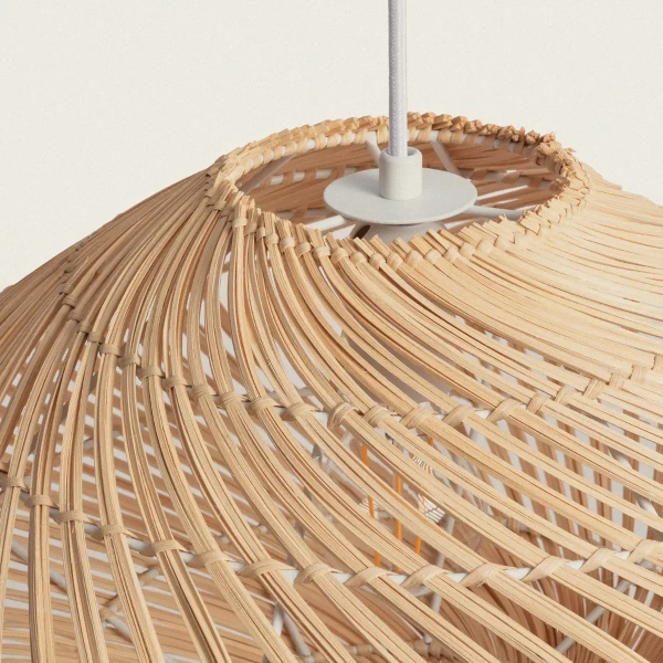 Jadalniana lampa wisząca Boho ABR-LW11-BH-E27 Abruzzo japandi beżowa