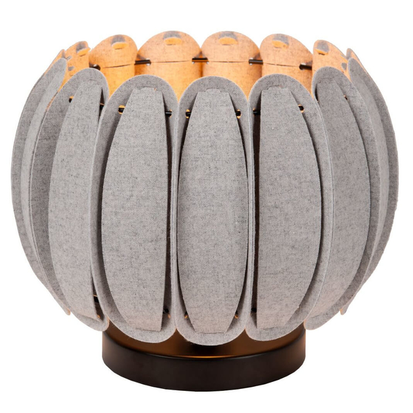 Lampa stołowa z filcu Spencer 34545/81/36 szara