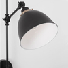 Ścienna LAMPA industrialna CURICO LE41988 Luces Exclusivas metalowa OPRAWA kinkiet regulowany czarny