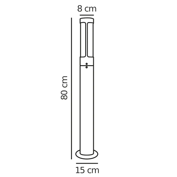 Ogrodowa lampa stojąca retro Helix 77499938 IP44 rdzawy