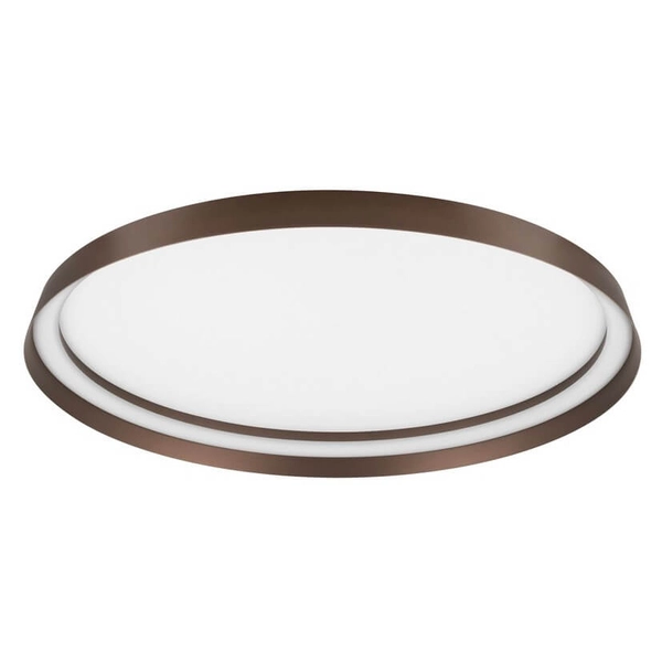 Sufitowa lampa okragła BATALLAS LE44792 LED 48W 2700-4000K nad stół brązowy