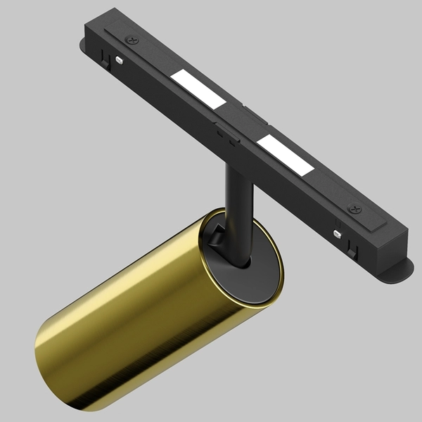 Szynowa lampa magnetyczna Focus TR032-2-12W3K-M-BBS LED 12W 3000K tuba mosiądz