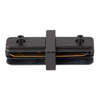 Prosty łącznik jednofazowy Track Light ML0708 metalowy czarny