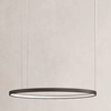Lampa wisząca Agnes AZ5016 LED 38W koło ring czarna 