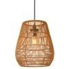 Ekologiczna lampa wisząca do salonu NERIDA 03844/01/72 IP44 drewniany