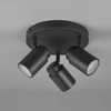 Sufitowa lampa potrójna BRISA DL332880430 IP44 tuby regulowane czarny