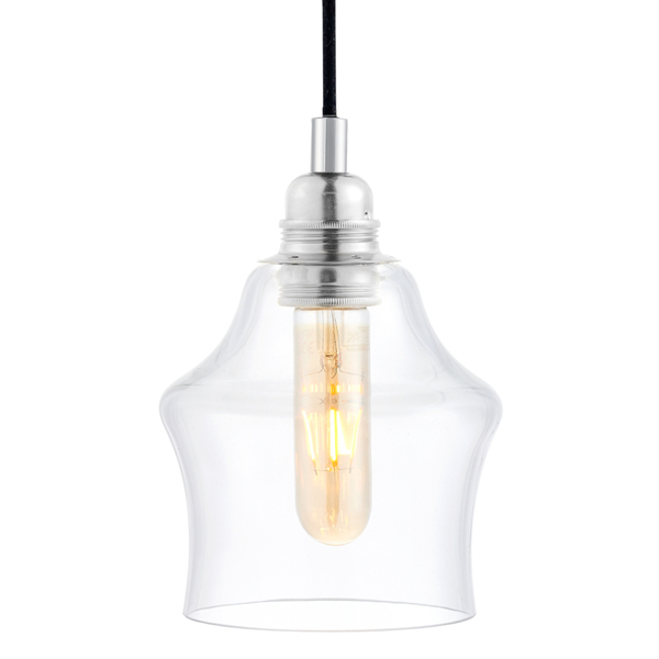 LAMPA wisząca LONGIS II 10134109 Kaspa kulista OPRAWA szklany ZWIS loftowy przezroczysty