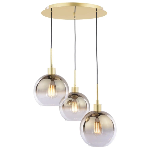 Lampa wisząca nad stół Lycia LYC8835 do jadalni kule złote
