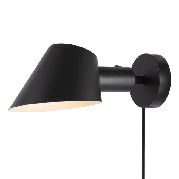 Ścienna lampa Stay 2220381003 DFTP industrialna do sypialni czarna