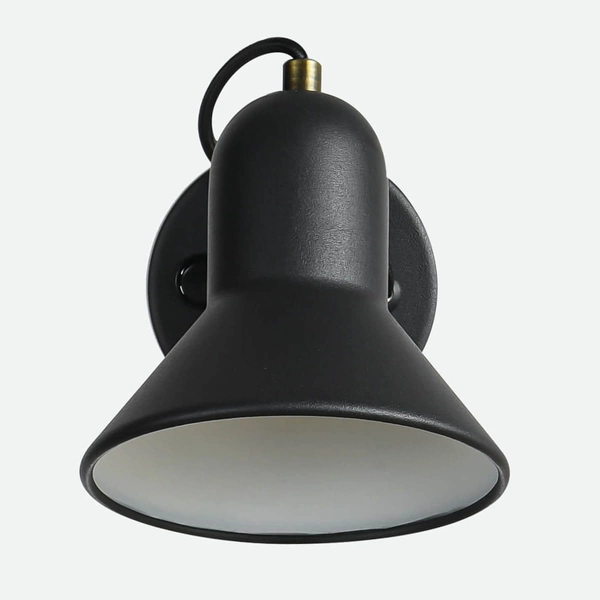 Industrialna LAMPA ścienna ASTAMA LP-1122/1W BK Light Prestige metalowa OPRAWA kinkiet regulowany czarny