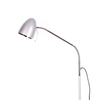 Stojąca lampa salonowa Kajtek K-MT-201 na podłogę srebrna
