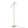Szklane molekuły Bloom 1091A40 Aldex podłogowa lampa kule do sypialni