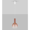 Zwisowa lampa nad stół JAVIER LE44479 LED 6W 3000K kula różowa biała