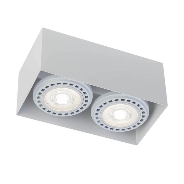 Spot LAMPA sufitowa YATOMI 7134 Shilo regulowana OPRAWA prostokątna biała
