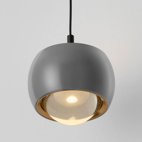 Lampa wisząca do jadalni LIMA LE44284 LED 13W 3000K bubble szara