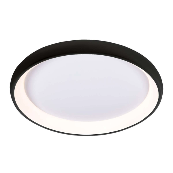 Plafon LAMPA sufitowa ALESSIA 5280-832RC-BK-3 Italux okrągła OPRAWA ścienna LED 32W 3000K kinkiet czarny